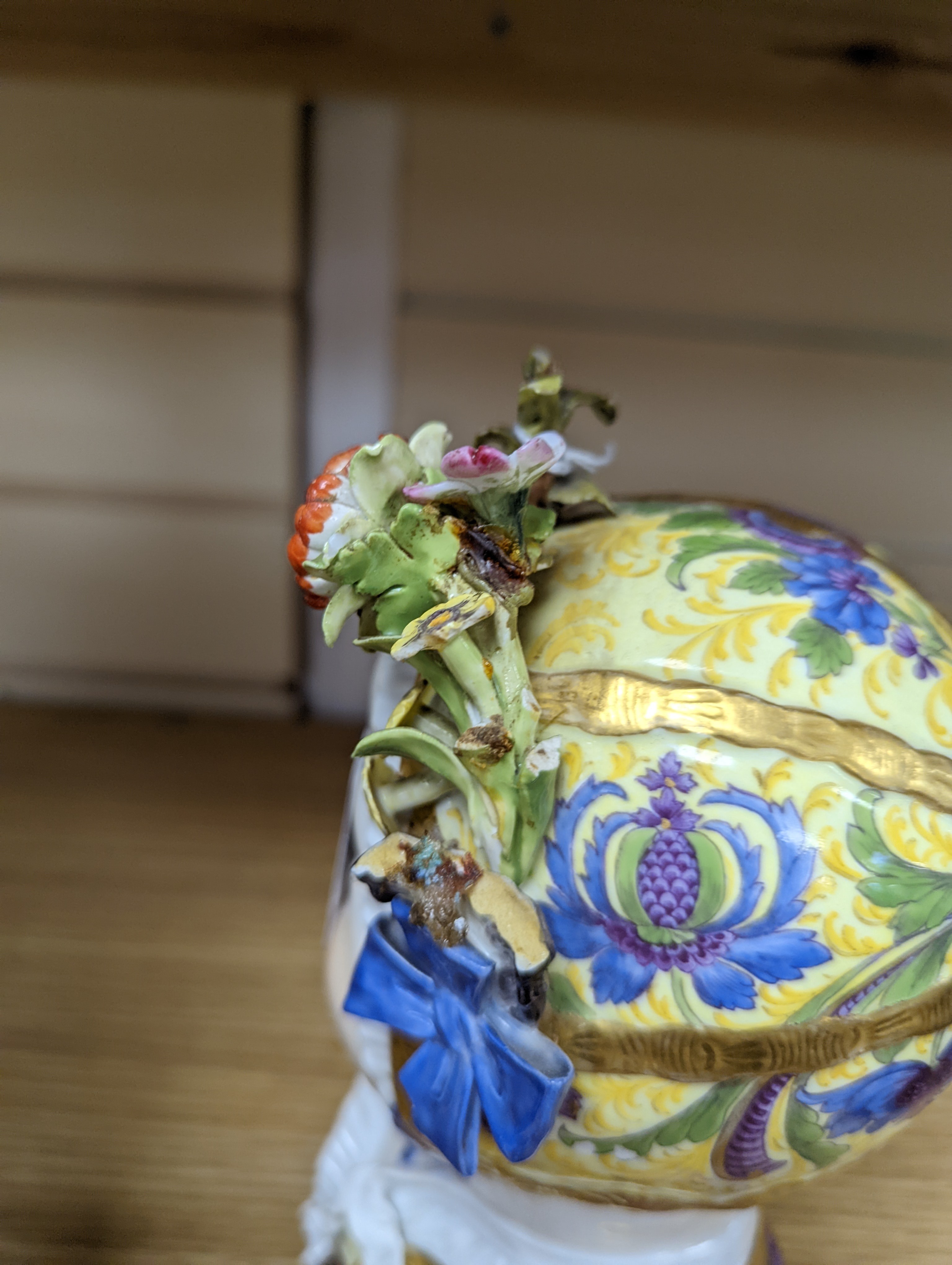 A Meissen porcelain bust of a Bourbon princess, late 19th century, 25cm